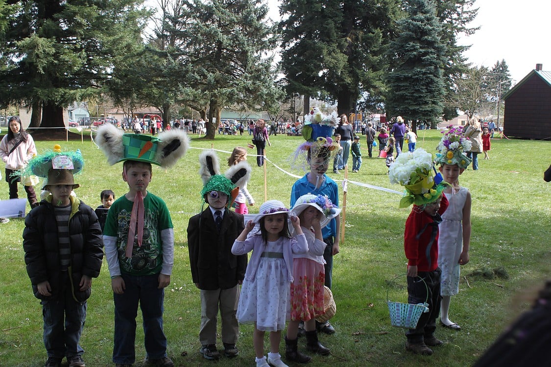 The Easter Bonnet and Contemporary Hat Contest was among the day's events.
