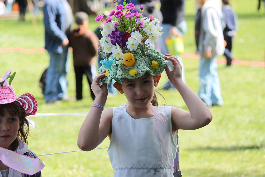 The Easter Bonnet and Contemporary Hat Contest was among the day's events.