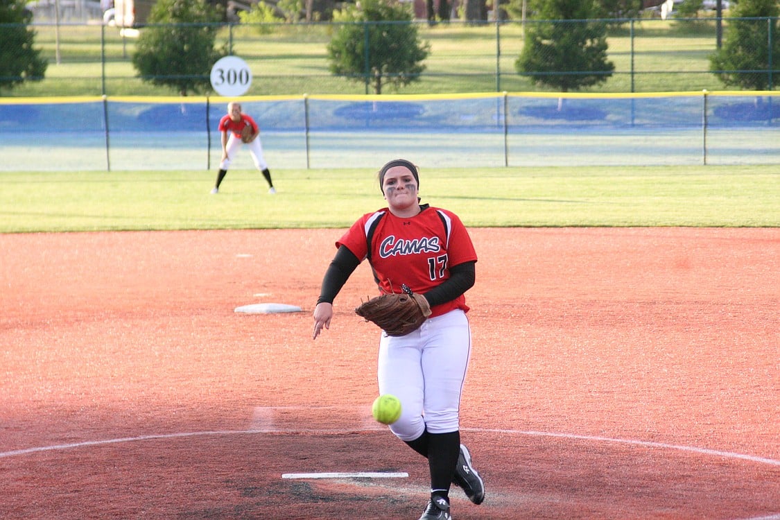 Katie Schroeder pitched seven scoreless innings and racked up 16 strikeouts in the games against Juanita and Liberty.