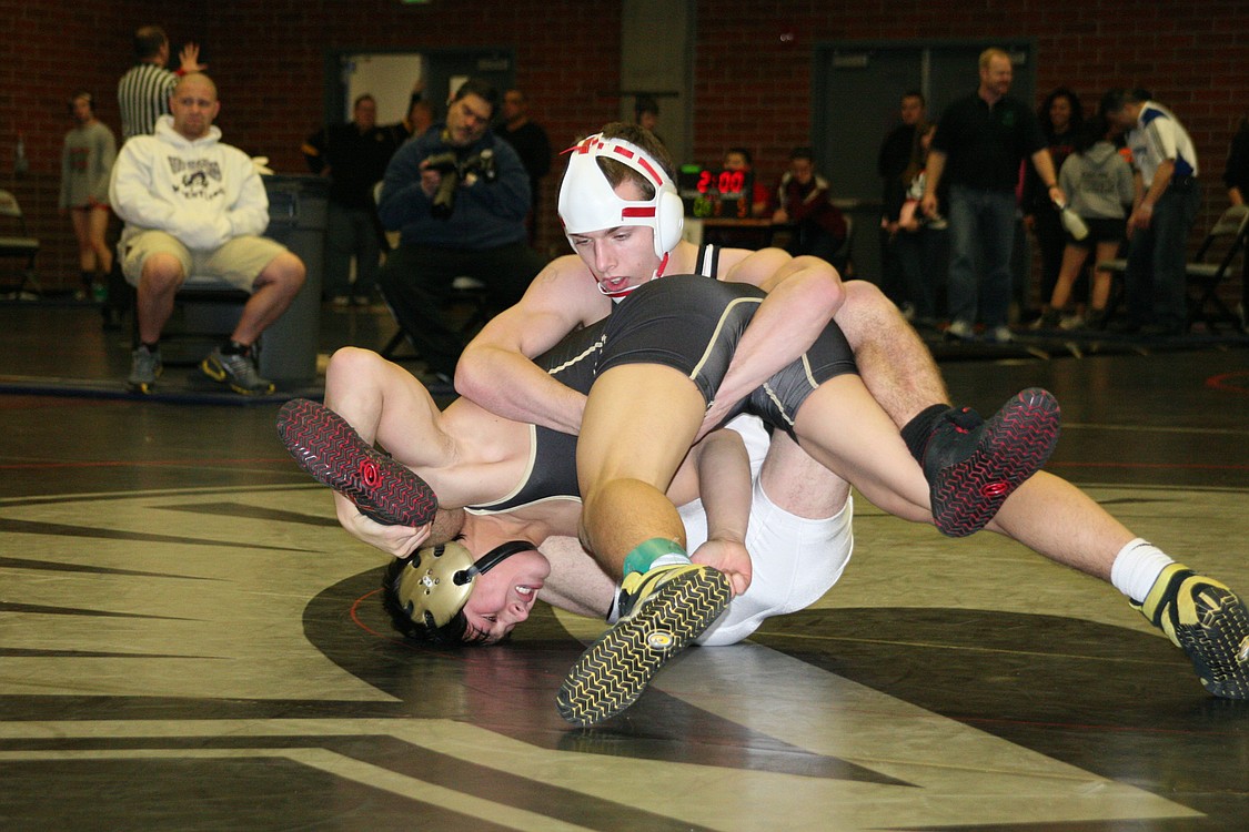 Tyler Weiss grabbed fourth place for Camas at 132 pounds.