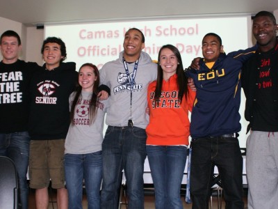 College Signing Day at Camas High