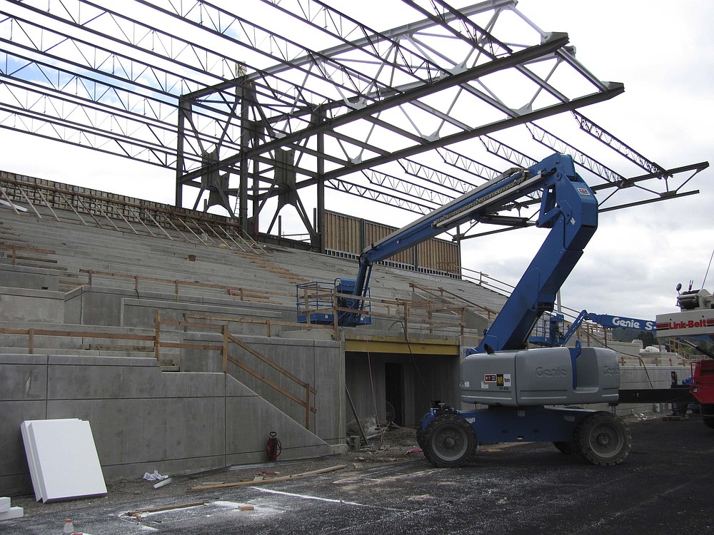 Doc Harris Stadium renovations June 2010