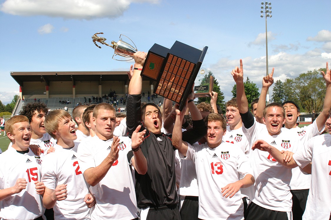 The Camas High School boys soccer team captured the state championship again in 2011, with a record of 20-1.