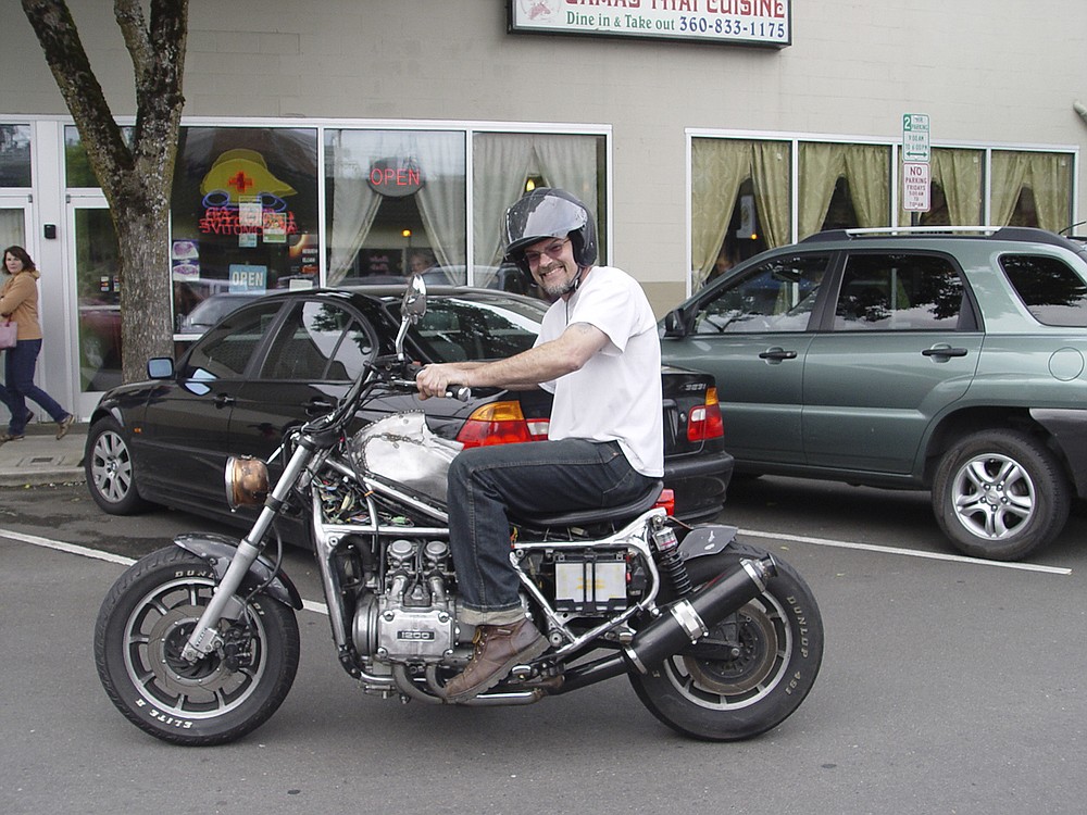 The &quot;Best Work in Progress&quot; award was given for this 1984 Honda GL 1200, owned by Bob Wenick.