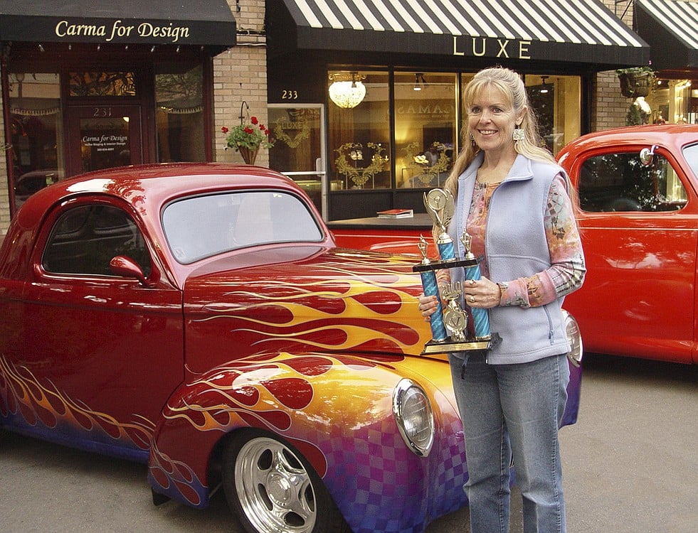 Winner for &quot;Most Original Paint,&quot; was Susan Hale, owner of this 1941 Willys Coupe.