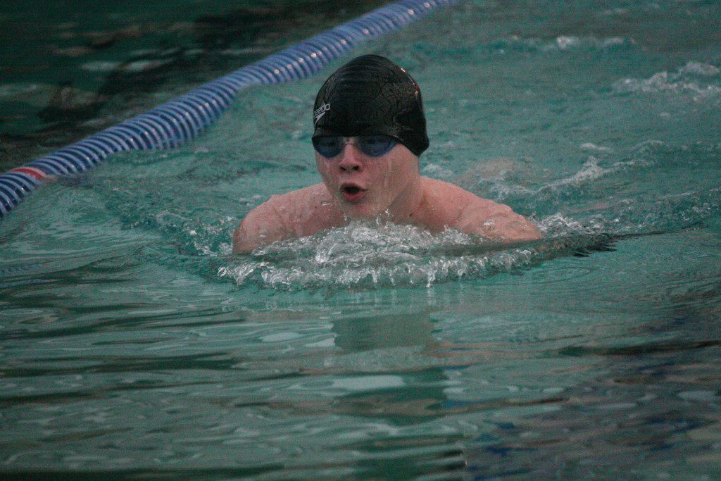 Daniel Brown secured district qualifying times for Washougal in the breaststroke and freestyle events.