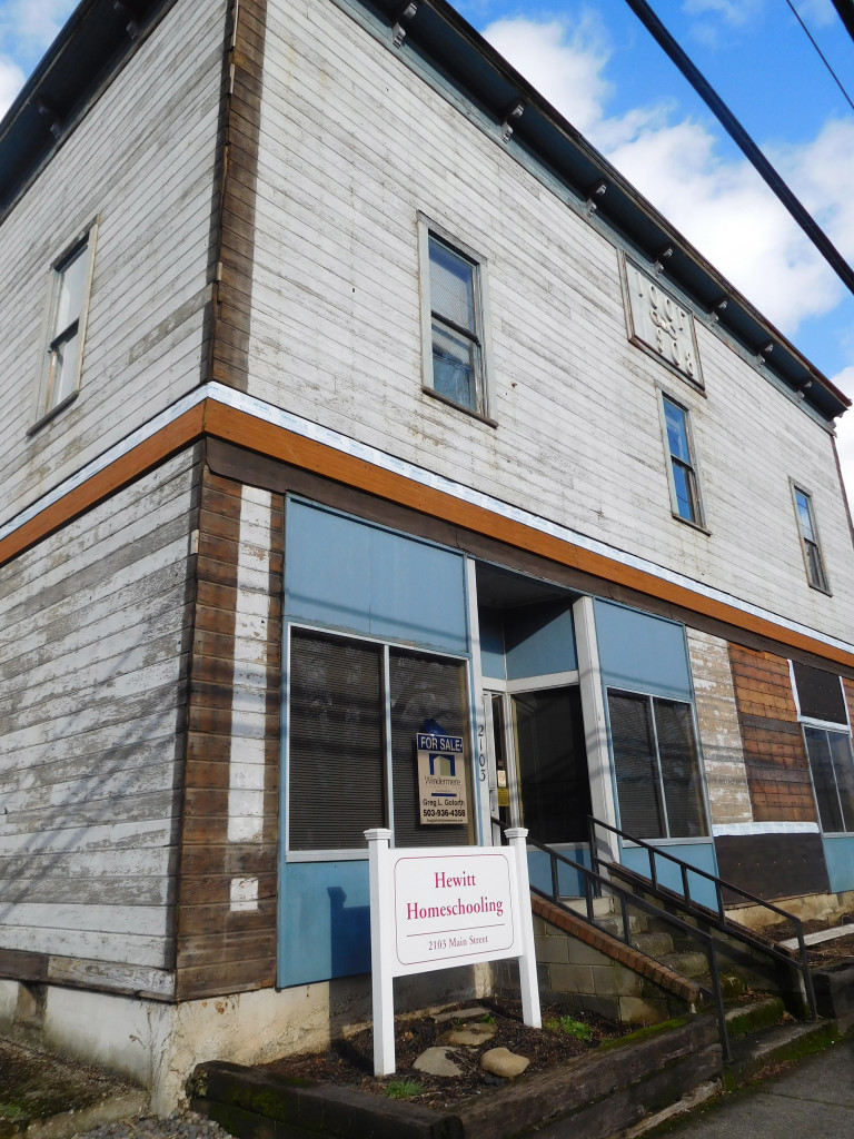 The owners of the building at 2103 Main St., in downtown Washougal, Neil and Corrine Lorch, hope to renovate it and utilize the space for a retail business, offices and possibly a restaurant on the first floor, and three apartments on the second floor. 