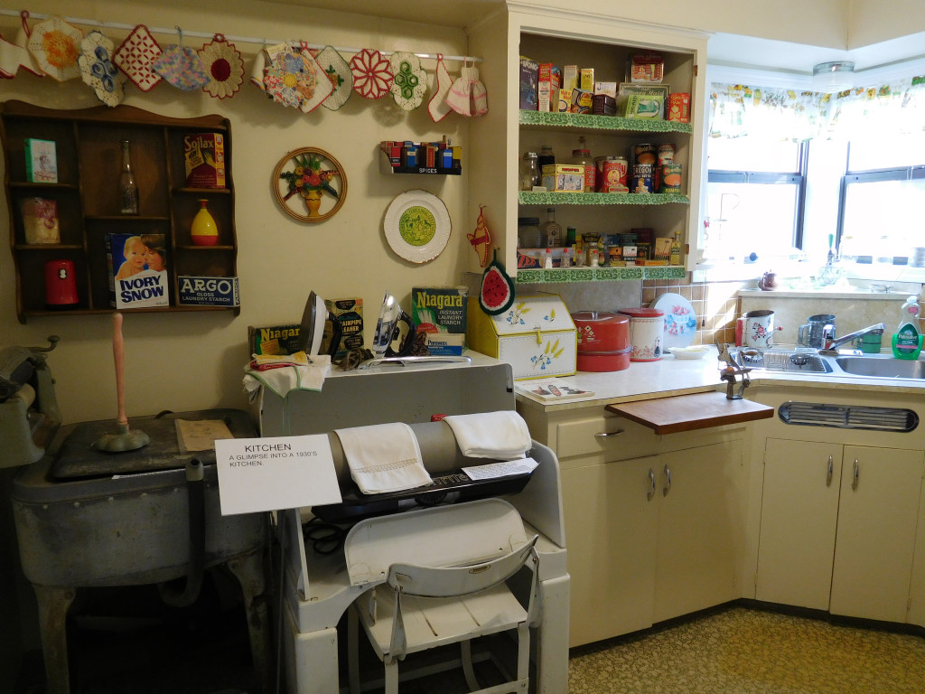 This 1930s kitchen replica is just one of the many reorganized displays visitors will see when touring the museum. 