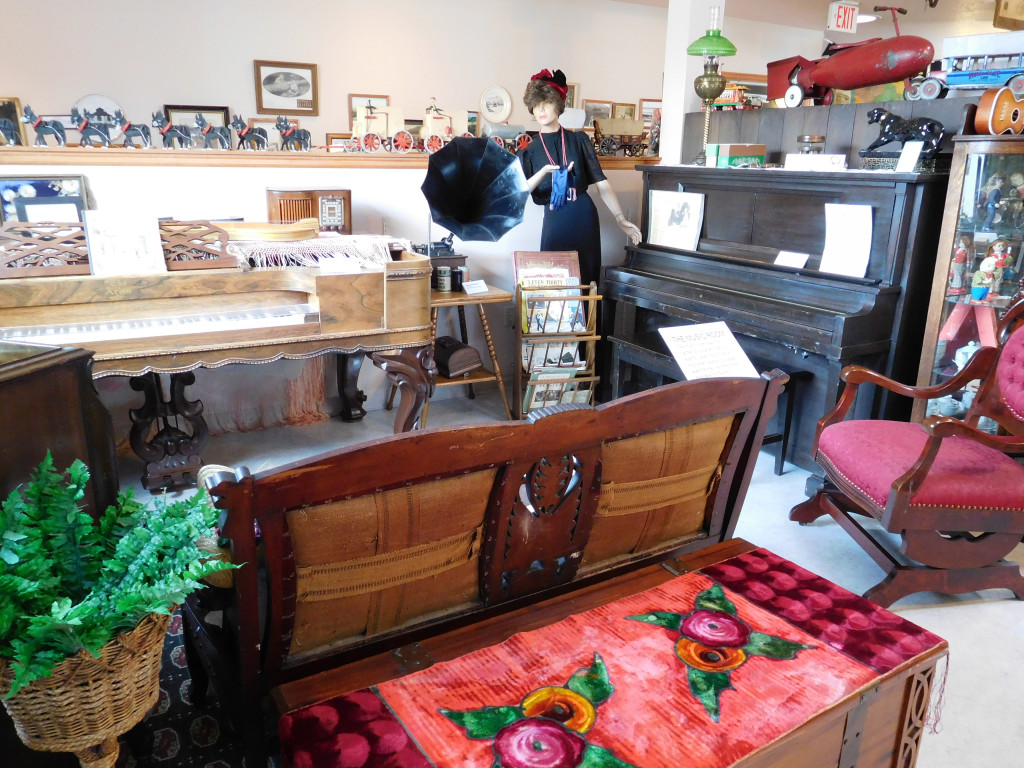 This replica of a parlor room is one of the exhibits visitors can peruse at the Two Rivers Heritage Museum.