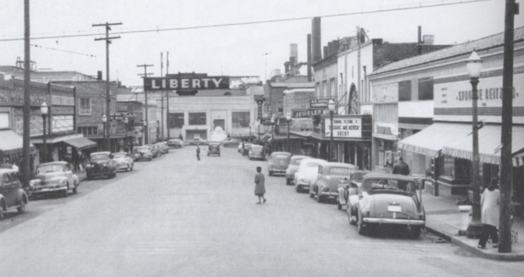 A view of Northeast Fourth Avenue in 1947. Nearly 20 years later, business leaders in the community decided a change was needed to revitalize the stagnant downtown core. "We knew we had to do something -- but what? What could we do to Northeast Fourth Avenue -- our downtown -- to make it more attractive, to retain our old customers and bring in new?" reads a 1966 document outlining the situation.