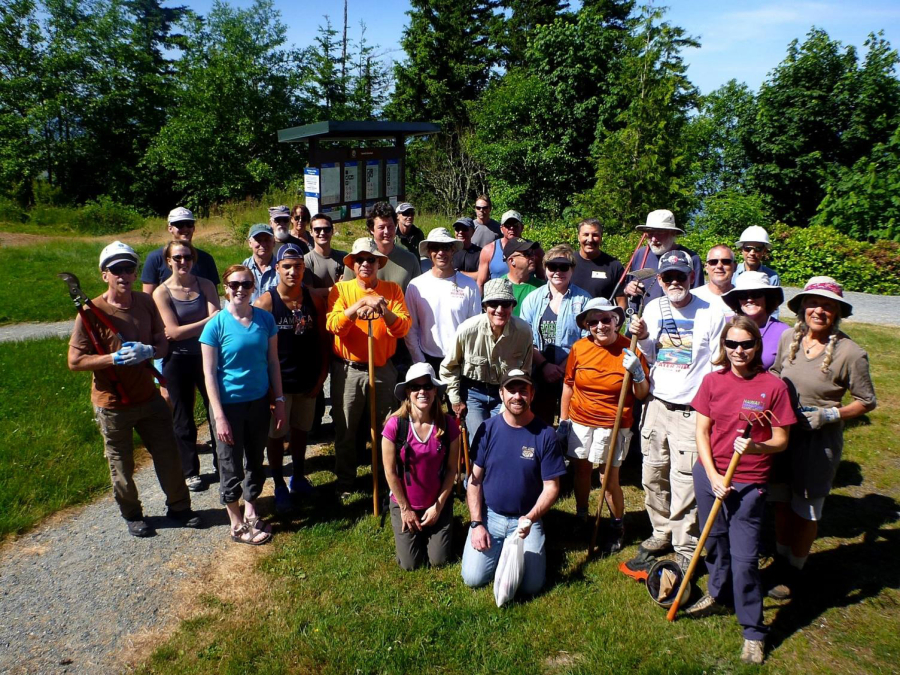 Weekend work parties have been a big focus of the Washington Trail Riders Association during the past few years. They often partner with other groups, such as the Washington Trails Association and Jones Creek Trail Riders Association. The next big cleanup will be the "Pick Up the Burn," event in May in the Yacolt Burn area.