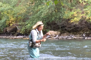 Karen Hall, of Camas, has fly fished in lakes around Mount Rainier, and in the Washougal, Klickitat and Deschutes rivers. She is the executive producer and writer of a documentary about how fly fishing can bring joy and solace to people, particularly women who are battling breast cancer.