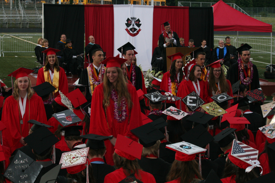 During the CHS commencement ceremony, several Papermakers were recognized for being in the top 10 percent of graduates in Washington state. 
