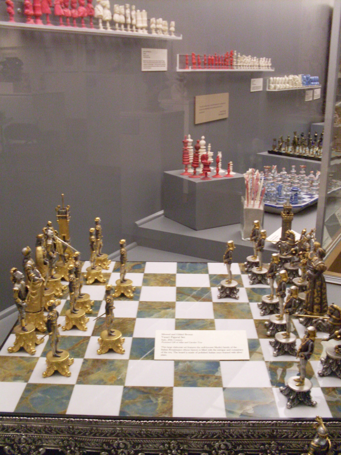 Chess sets from around the world are on display at the Maryhill Museum of Art. 