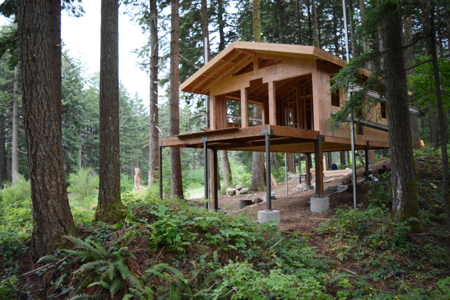 The Skamania Lodge tree houses are currently under construction at Skamania Lodge in Stevenson. The unique accommodations will give guests an opportunity to rejuvenate in the Douglas firs that surround the 175-acre resort.