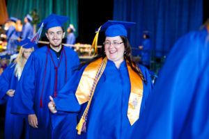 Holly Varner, of Washougal, was one of 720 graduates who participated in Clark College's commencement ceremonies in June. She earned the Community College Presidents' Award in Honor of Val Ogden. The scholarship pays for two years of full-time tuition at Washington State University-Vancouver. (Contributed by Clark College/Jenny Shadley)