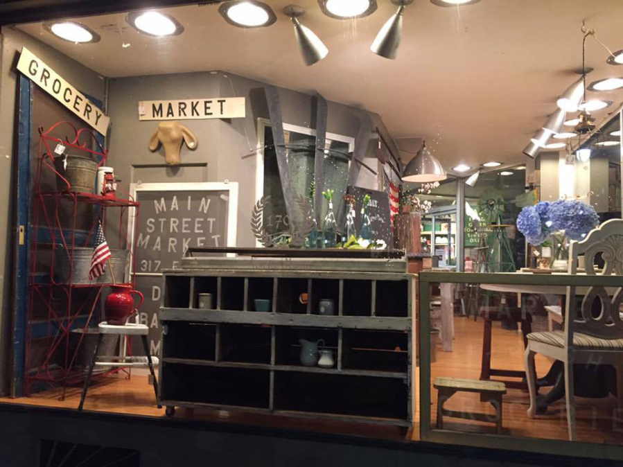 Inspired by the popular show Fixer Upper and the Magnolia Market, Theresa Gordon of 1705 Vintage Market has put together a window display at Camas Antiques for the month of July.