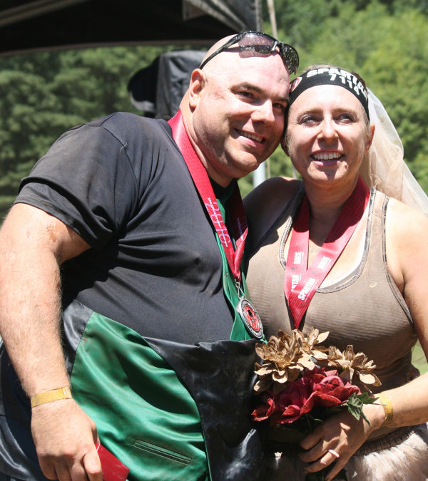 Joey and Angi Josephson shared their wedding day with thousands of Spartans, friends, family members and fans Saturday, in Washougal.