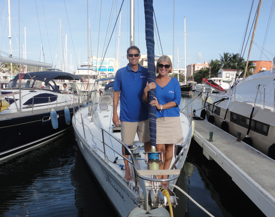 Roger Londberg and Linda Meadows of Camas sold their house and most of their possessions two years ago, and launched Simply Sailing Charters, which operates out of the British Virgin Islands. (Contributed photo)