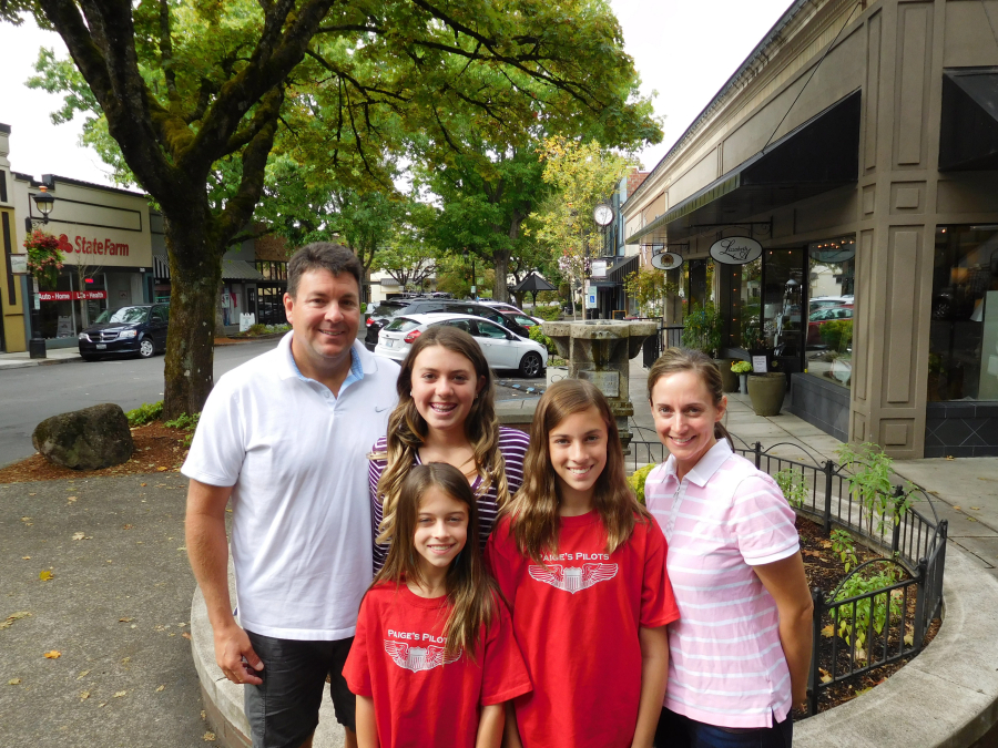 From left, Mark Buzzell, Makayla Buzzell, Jamie Maas, Paige Mass and Pam Maas all participated on the Tour de Cure team, "Paige's Pilots," which raised more than $32,000 for the American Diabetes Association, for diabetes research and prevention. 