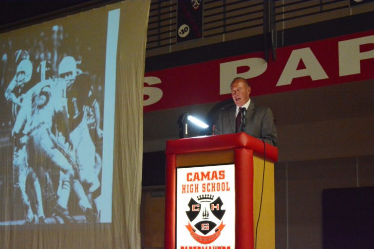 Duane Engler was inducted into the Camas Hall of Fame for his contributions in four sports. He was quarterback for the 1969 football team that went 7-1 and won the league title. He scored 251 points during his senior season on the basketball team. Engler also pitched for the Papermakers, and threw the shot put and javelin.