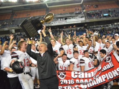 Camas football state champions