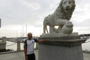 Tom Baltes finished his 2,000 mile ride in St. Augustine, Fla., on Dec. 6. He had planned on cycling farther, but family matters and weather resulted in he and wife Louise cutting the trip short. It is the second time the Camas resident has ridden his bike across the country. In the summer of 2015, he rode 4,000 miles. (Photo courtesy of Louise Baltes)