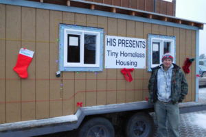 Rick James founded His Presents in December 2016. It is an organization that builds tiny houses for the homeless. He lives in Washougal with his wife and children. 