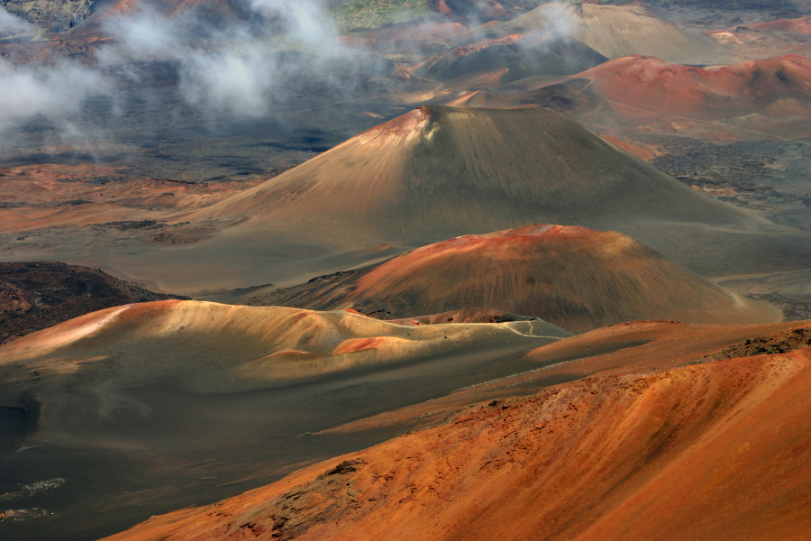 The Haleakala Crater in Maui was the site of this photo, which is currently on display at the Second Story Gallery in Camas. (Image by Sandy Caldwell)