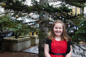 Juliet Collins created cards and ornaments to buy Christmas presents for children in need. The items were then donated to the Salvation Army in Washougal.