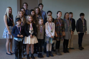 Local students were recognized on Sunday, Jan. 22 by the Veterans of Foreign Wars and Auxiliary for their district level winning entries in the organization's annual youth essay program. (Contributed photos)