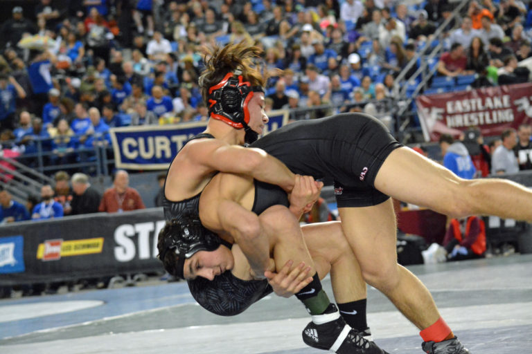 Rylan Thompson earned seventh place for Camas in the 4A 132-pound wrestling bracket at the Tacoma Dome Saturday.