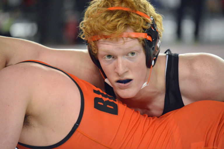 Tanner Lees finished in fourth place for Washougal in the 2A state 145-pound wrestling bracket at the Tacoma Dome Saturday.
