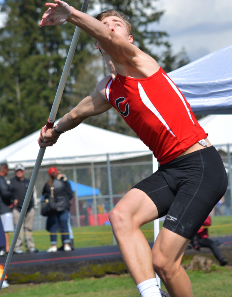 Cooper McNatt finished in fourth place for the Papermakers in the javelin throw. The CHS senior also took fourth place in the triple jump and seventh place in the high jump.