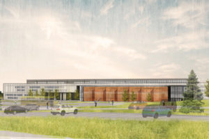 The Camas School District's project based learning high school will be named "Discovery." It will open in fall 2018. (Illustration courtesy of DLR Group)
