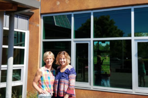 Mary Weishaar (left), Camas community education director, and Debbie Debbie McEnry, community education oordinator, are excited for the reopening of the revamped Jack, Will & Rob center in the fall. The Camas School District will officially take over operation of the center in June.