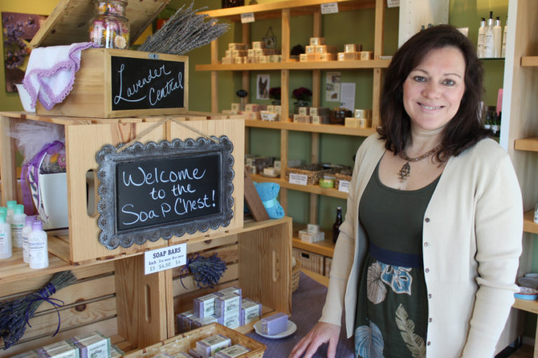 Gail Horn, owner of The Soap Chest, is gearing up for her booth at the 20th annual Camas Plant &amp; Garden Fair, which takes place from 9 a.m. to 4 p.m., Saturday, May 13, throughout historic downtown Camas.