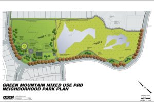 This illustration shows the proposal for Camas' newest public park, the Green Mountain Park, which the Camas City Council plans to discuss on Monday, Aug. 7. (Contributed illustration/Courtesy of city of Camas)