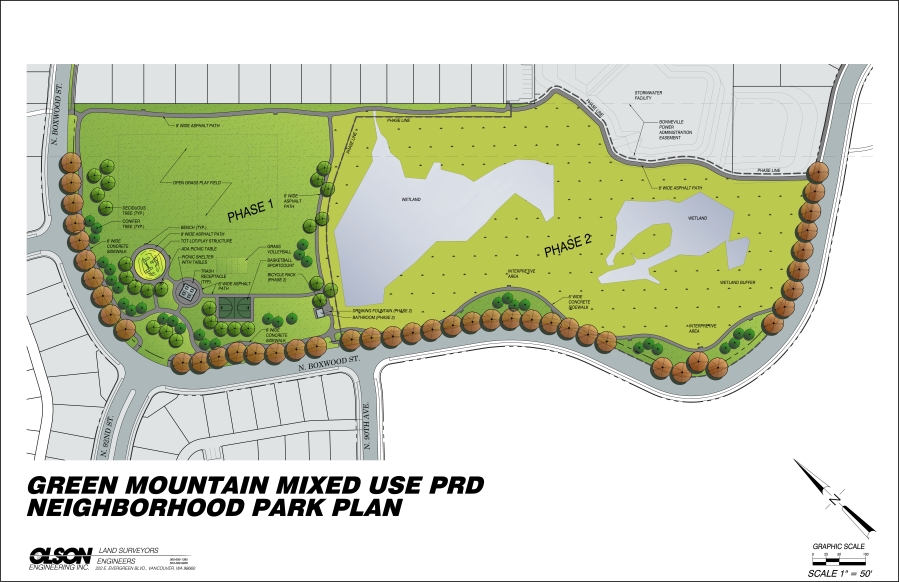 Camas’ newest city park begins to take shape in Green Mountain