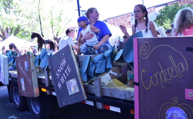 The Once Upon a Time theme for Camas Days brought to life fairy tale characters and storybook themed floats.