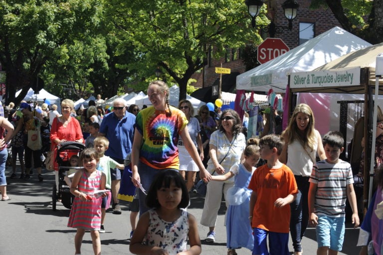 JDZ Summer Camp attendees enjoyed marching in the Children's Parade, which is the traditional start to Camas Days. Festivities will continue until 8 p.m. tonight, and 10 a.m. to 8 p.m. tomorrow.