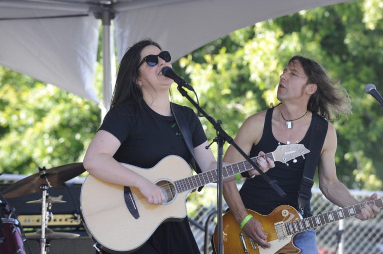 the Beth Willis Band takes the stage during the 2017 Camas Days on Friday, July 21, 2017. The Portland-based band will return to entertain visitors inside the Camas Days Beer and Wine Garden this weekend on Friday and Saturday, July 22-23, 2022. (Post-Record files) 