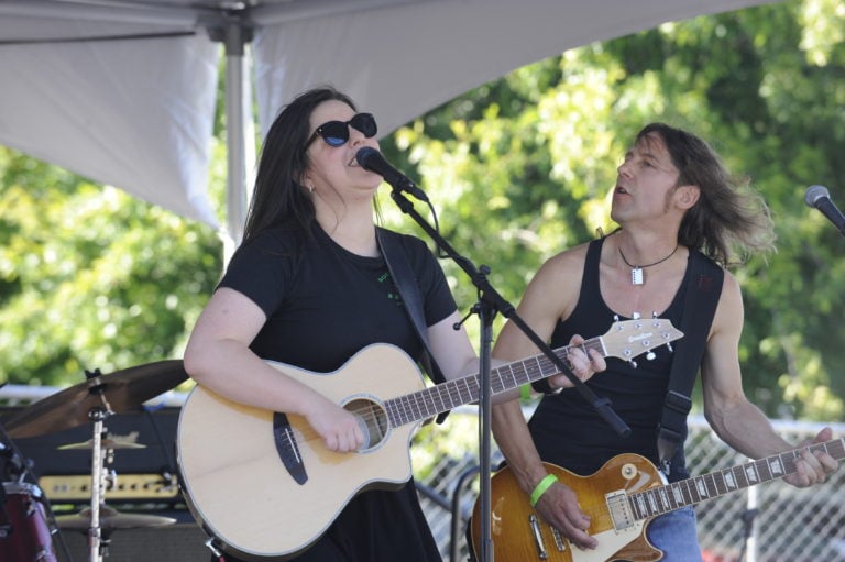 the Beth Willis Band takes the stage during the 2017 Camas Days on Friday, July 21, 2017. The Portland-based band will return to entertain visitors inside the Camas Days Beer and Wine Garden this weekend on Friday and Saturday, July 22-23, 2022. (Post-Record files)