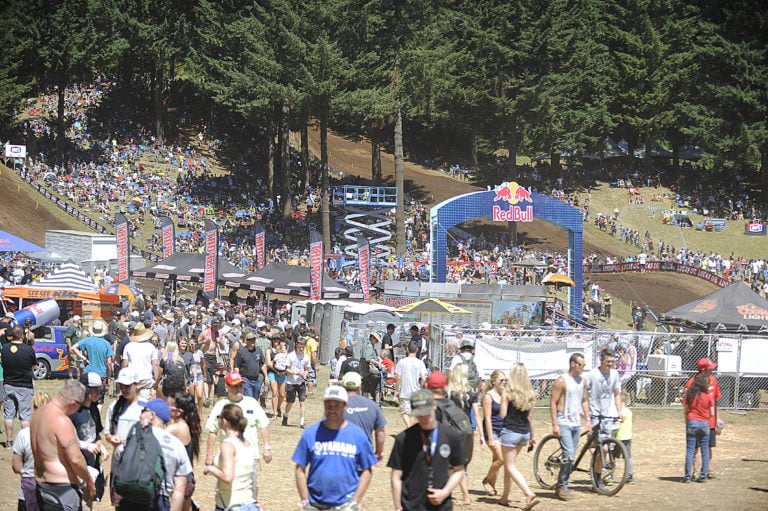 Tens of thousands of fans packed the hills at Washougal Motocross Park Saturday, to see the ninth round of the Lucas Oil Pro Motocross Championship.