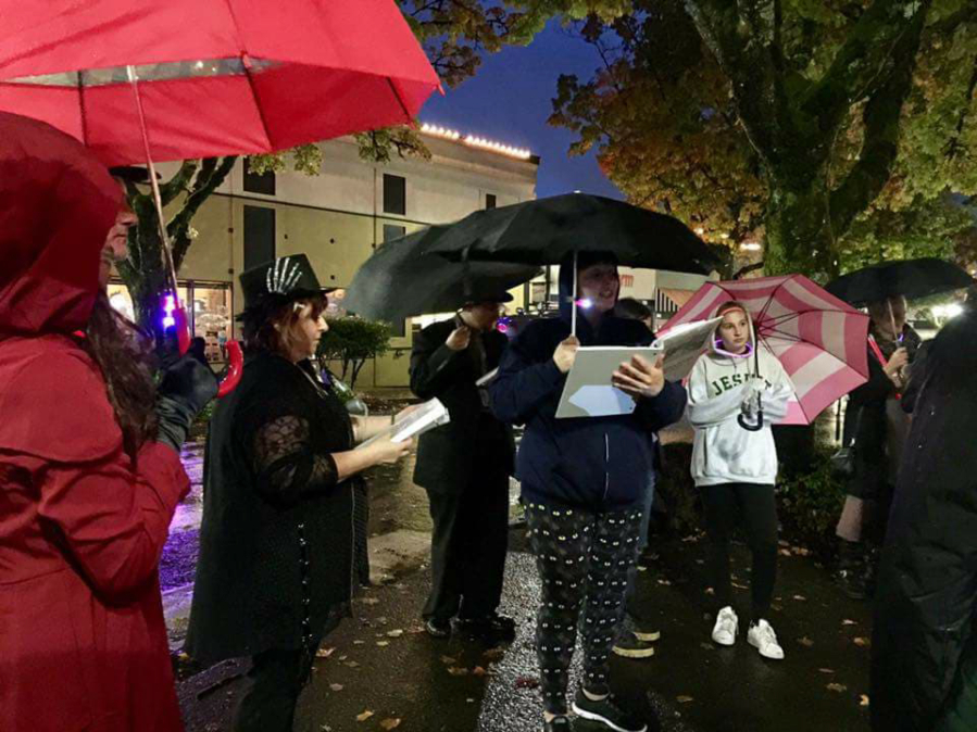 Haunted walking tour draws dozens to downtown Camas CamasWashougal