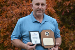 Lifelong Camas resident Bill Grable joined his mother, Lorraine, and his father, Raymond, in the Clark County Bowling Hall of Fame Sunday, at Club Green Meadows in Vancouver. 