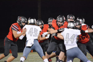 It was a fight for every inch between the Camas and Union high school football teams Friday, at Doc Harris Stadium. The Titans defeated the Papermakers 14-13 to become the 4A Greater St. Helens League champions.