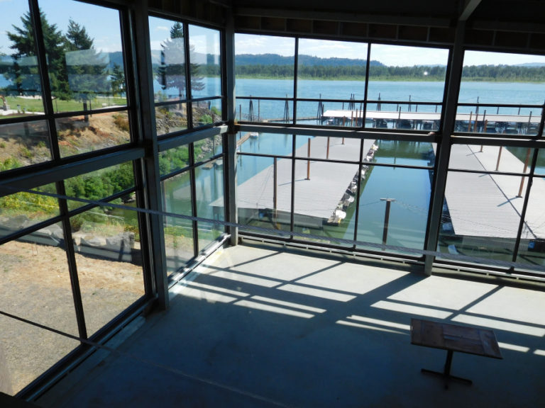 The &quot;Black Pearl&quot; building, which overlooks the Port of Camas-Washougal marina,  could become an event center.