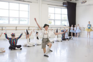 Joey Stanley, 14, a Camas High freshman, practices with the Portland Ballet for his role as Pinocchio. Joey and his twin brother, Tyler, are sharing the dance role in the Portland Ballet's upcoming holiday performances.