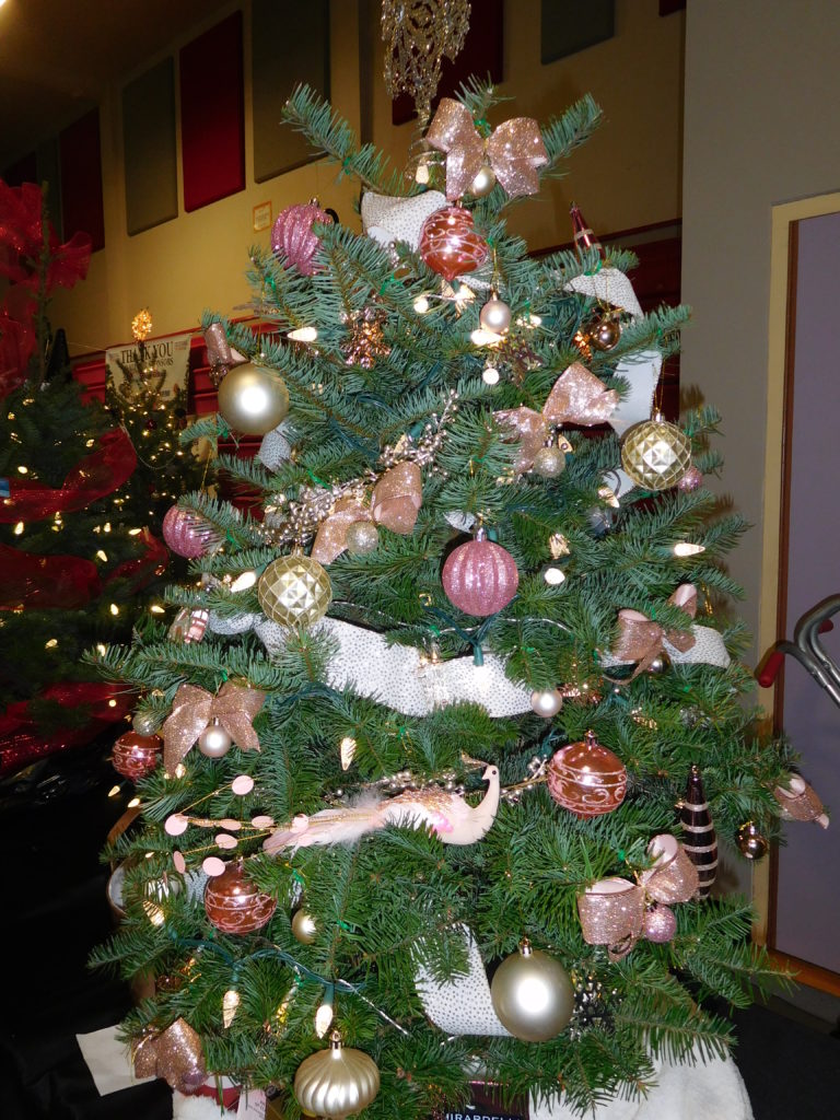 Bids are also accepted on a variety of tabletop Christmas trees, at the Washougal Festival of Trees.